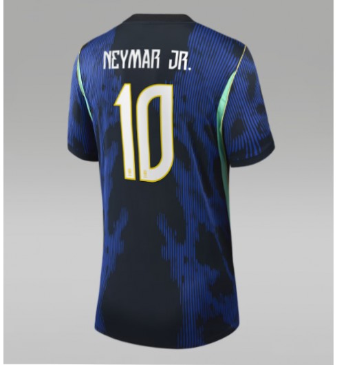 Brasilia Neymar Jr #10 Vieraspaita Naisten MM-kisat 2026 Lyhythihainen Brasilia Neymar Jr #10 Vieraspaita Naisten MM-kisat 2026 Lyhythihainen